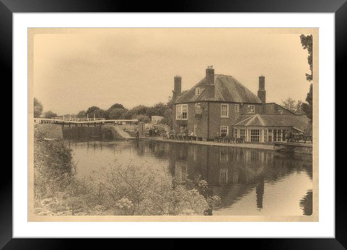 Double Locks Exeter Framed Mounted Print by Images of Devon