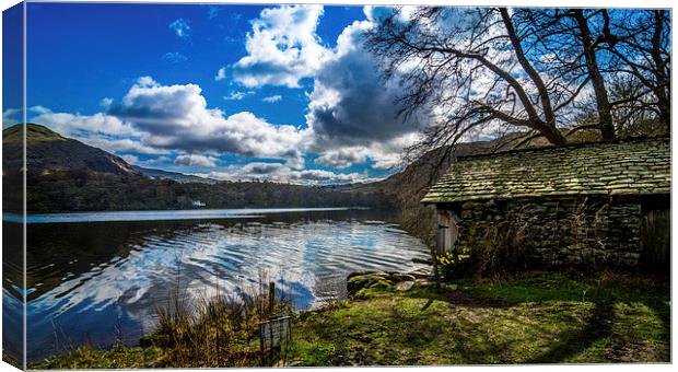 The Old Boathouse Canvas Print by Mark Woodward