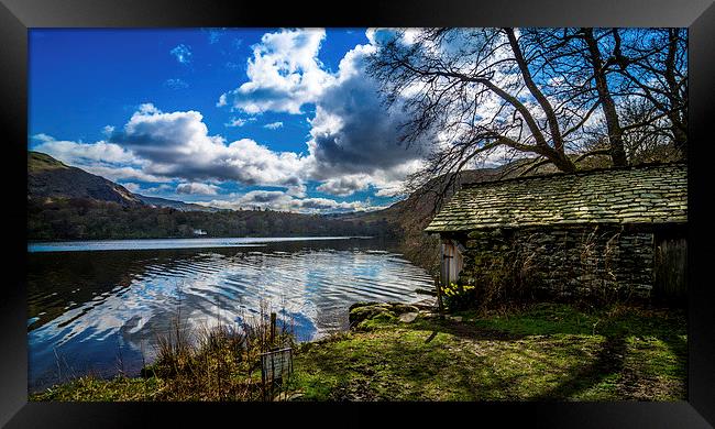 The Old Boathouse Framed Print by Mark Woodward