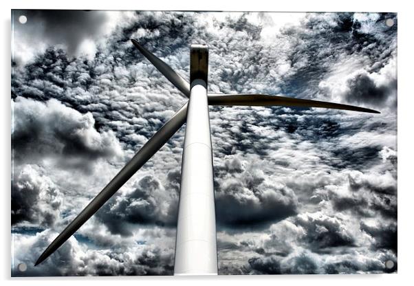Wind turbine Acrylic by Neil Ravenscroft