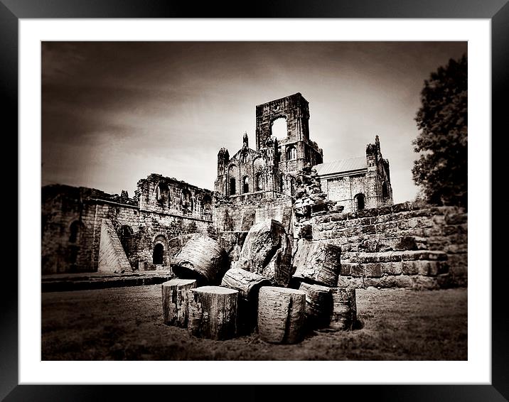Kirkstall Abbey Framed Mounted Print by Lee Goodall