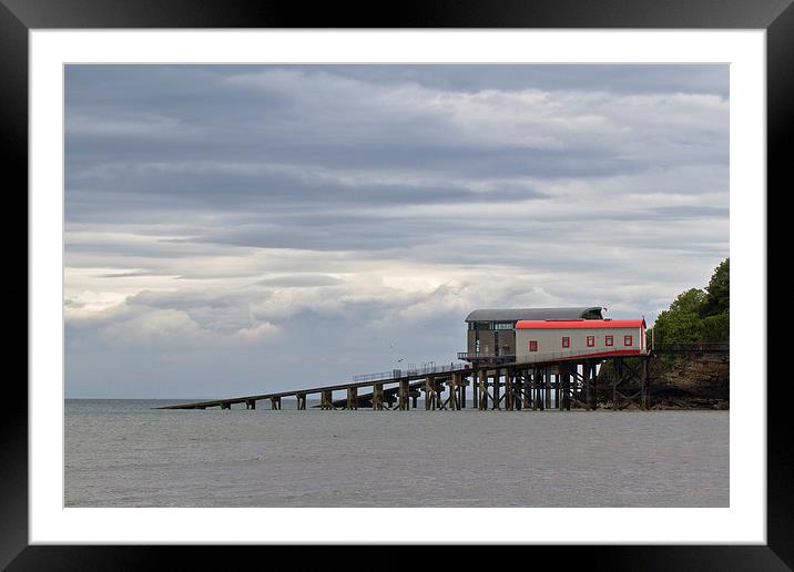 Tenby Lifeboat stations Framed Mounted Print by Steve Hughes