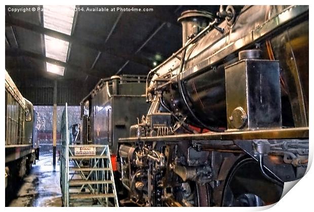 The Engine Shed Print by Paul Williams