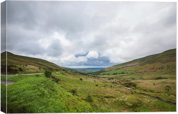 Landscape of the Brecon Beacons Canvas Print by Steve Hughes