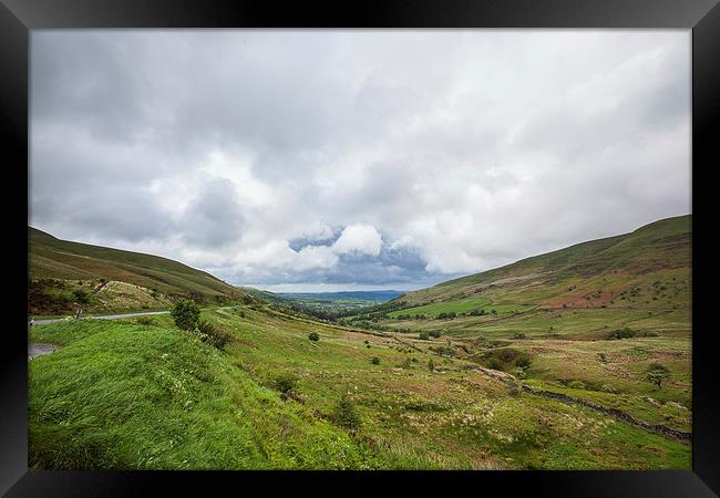 Landscape of the Brecon Beacons Framed Print by Steve Hughes