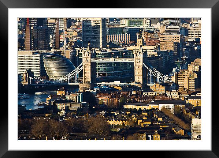 TowerBridge Framed Mounted Print by Patrick Langley