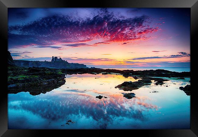 Sunset reflects Framed Print by Kevin Ainslie