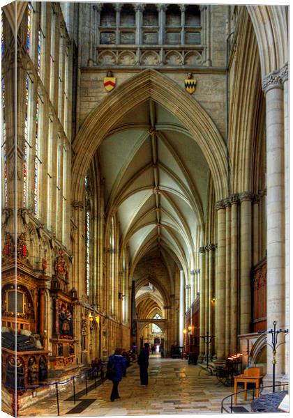 North East Aisle Canvas Print by Tom Gomez
