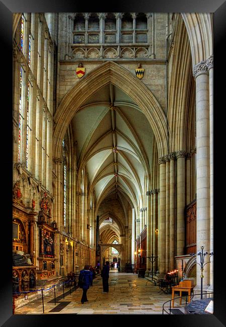 North East Aisle Framed Print by Tom Gomez