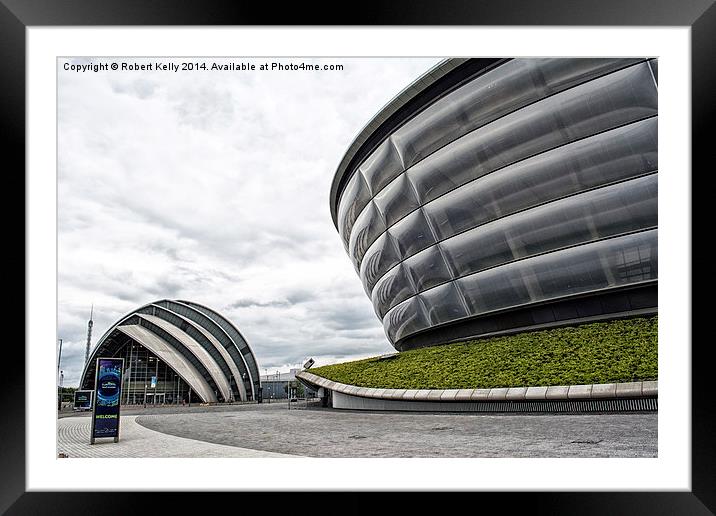 Glasgow Clyde Auditorium & The SSE Hydro Framed Mounted Print by Robert Kelly