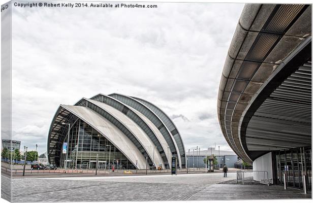Glasgow Clyde Auditorium & SSE Hydro Canvas Print by Robert Kelly