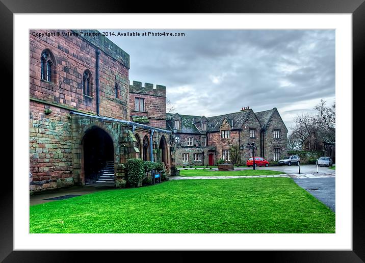 Priory Tower & Fratry Framed Mounted Print by Valerie Paterson