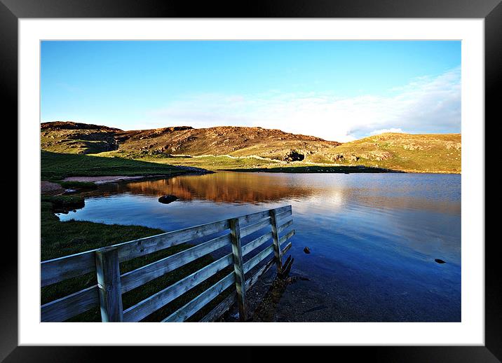 The Fence Framed Mounted Print by Gary Buchan