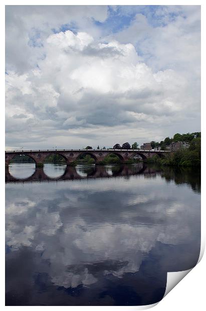Reflections in the Tay Print by Andy Heap
