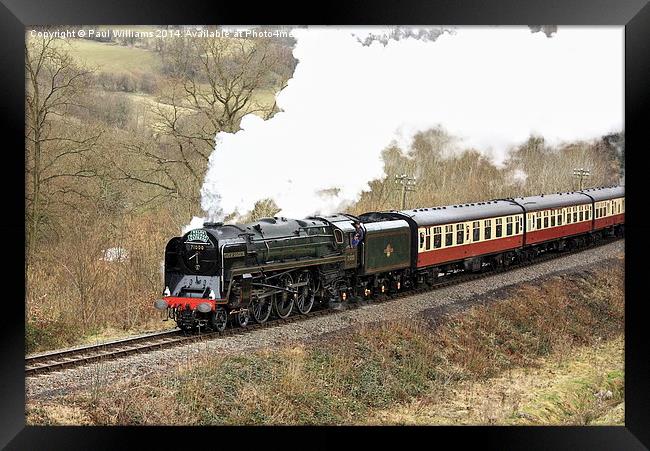 The Welsh Marches Express Framed Print by Paul Williams
