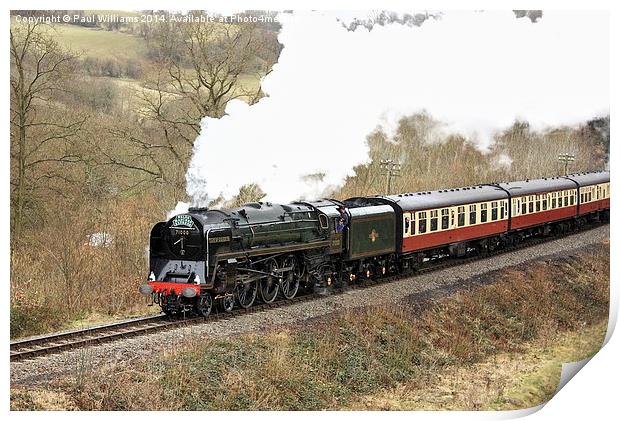 The Welsh Marches Express Print by Paul Williams