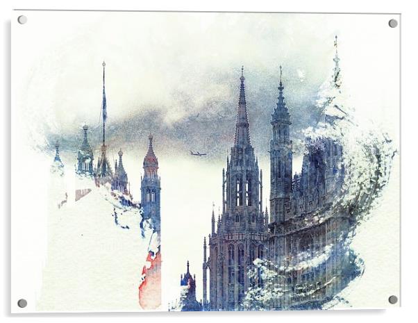 Magical Westminster Acrylic by LensLight Traveler