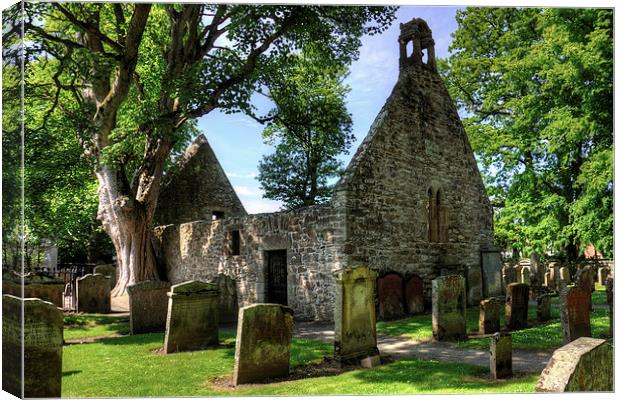 Alloway Auld Kirk Canvas Print by Tom Gomez