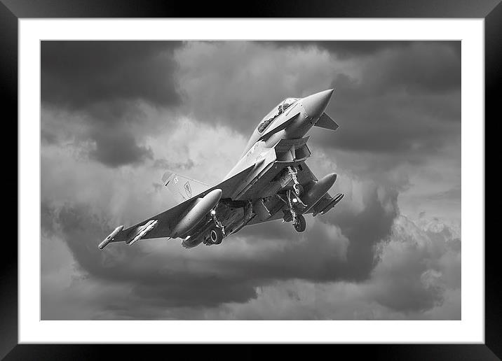 Typhoon Framed Mounted Print by Keith Thorburn EFIAP/b