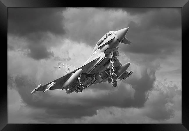 Typhoon Framed Print by Keith Thorburn EFIAP/b