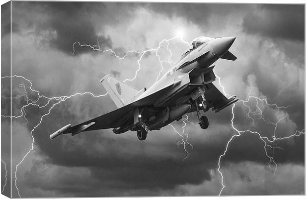 Typhoon Canvas Print by Keith Thorburn EFIAP/b