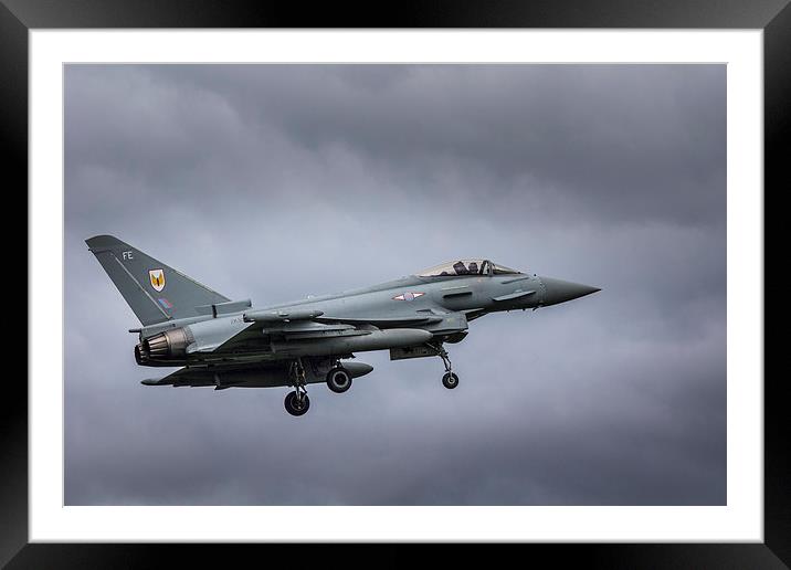 Typhoon Framed Mounted Print by Keith Thorburn EFIAP/b