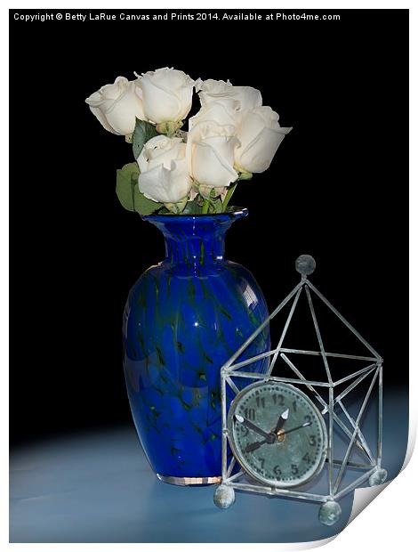 Time For Roses Print by Betty LaRue
