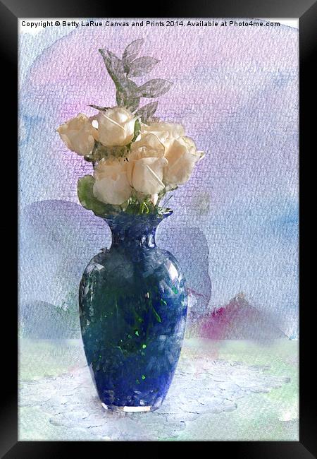 A Touch of Beauty Framed Print by Betty LaRue
