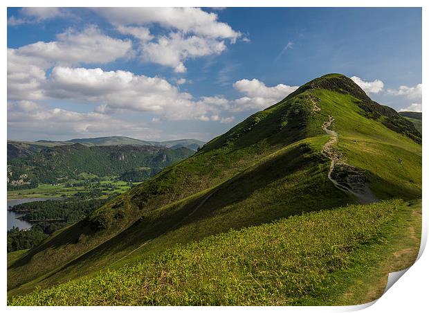Catbells Print by Laura Kenny