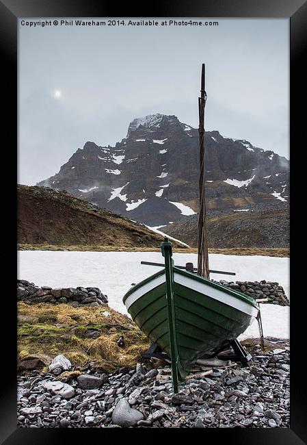Bolungarvik Fishing Boat Framed Print by Phil Wareham
