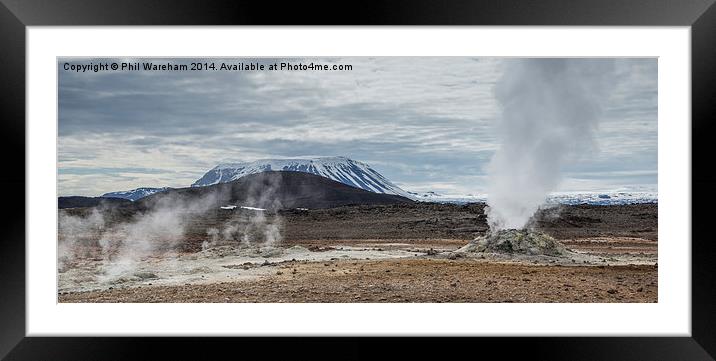Volcanic Framed Mounted Print by Phil Wareham