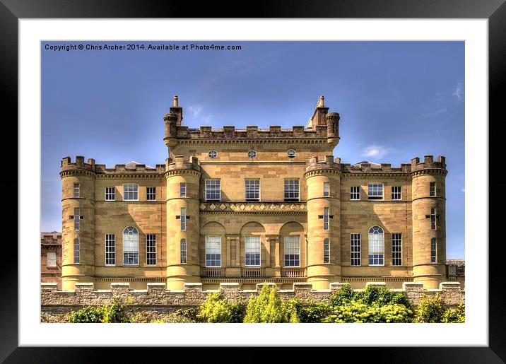 Culzean Castle Frontage Framed Mounted Print by Chris Archer