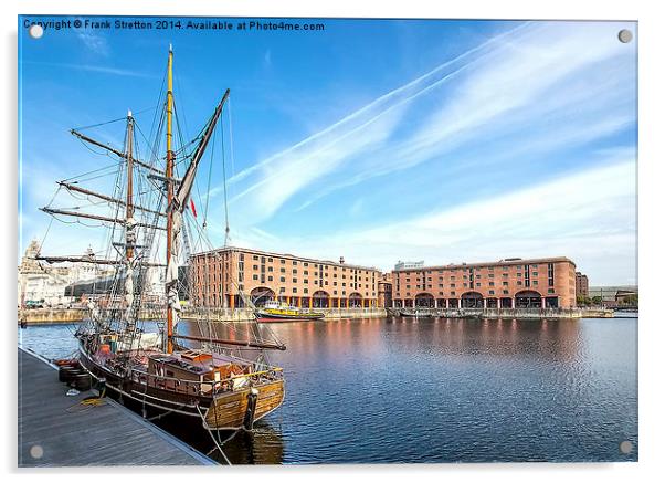Albert Docks Liverpool Acrylic by Frank Stretton