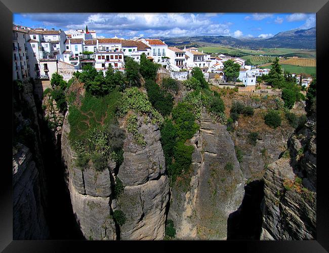 Ronda in Andalucia, Spain Framed Print by Linda More