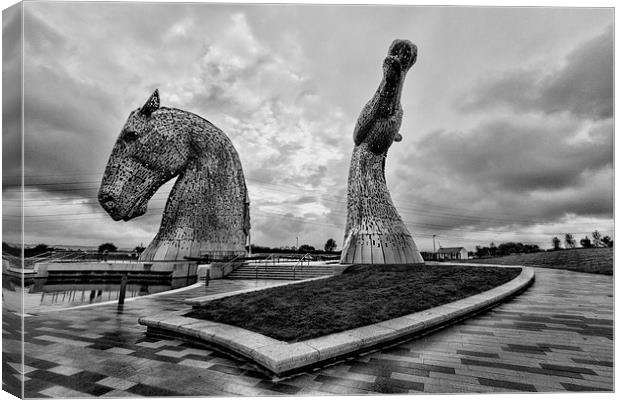 Kelpies Canvas Print by Northeast Images