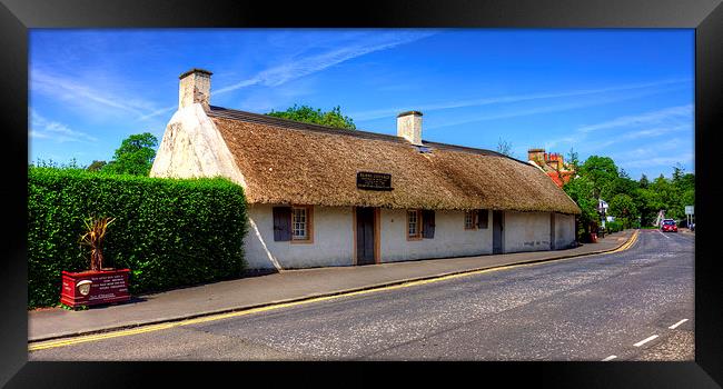 Burns Cottage Framed Print by Tom Gomez