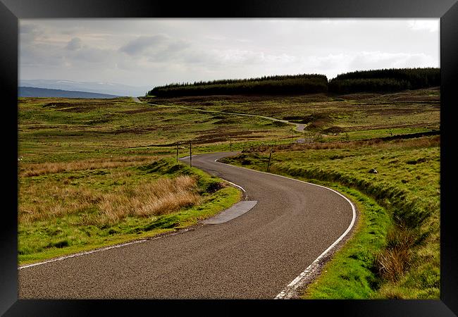 The Long and Winding Road Framed Print by Andy Heap