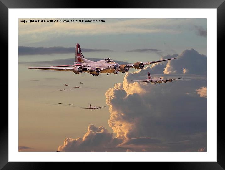 B17 - Just Another Day Framed Mounted Print by Pat Speirs