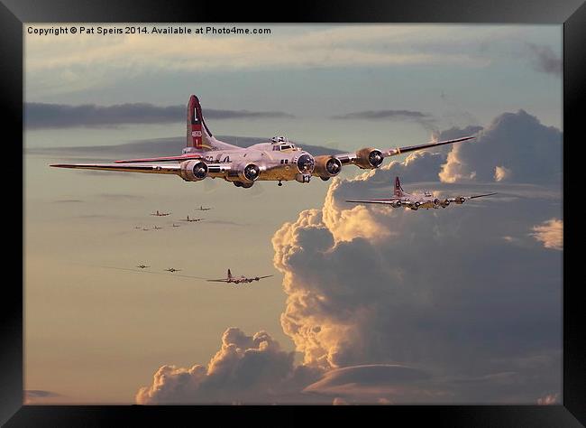 B17 - Just Another Day Framed Print by Pat Speirs