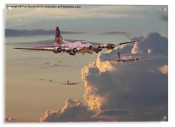 B17 - Just Another Day Acrylic by Pat Speirs