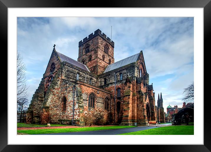Cathedral of Carlisle Framed Mounted Print by Valerie Paterson