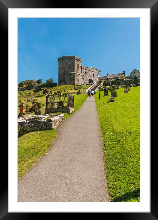 Tower Gatehouse and Bell Tower Framed Mounted Print by Steve Purnell