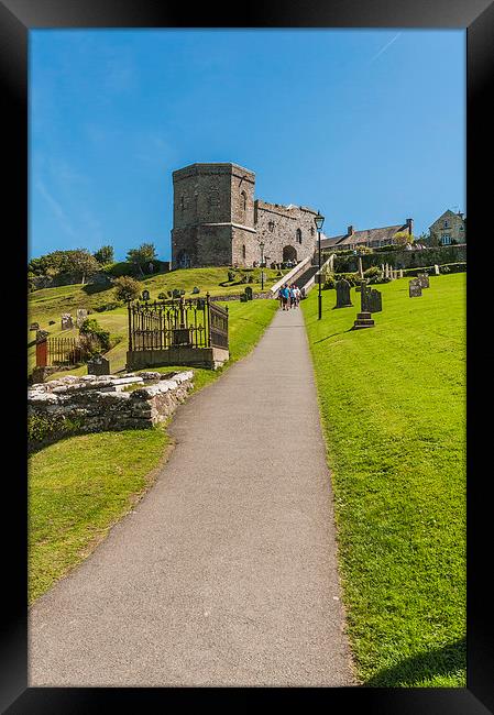 Tower Gatehouse and Bell Tower Framed Print by Steve Purnell