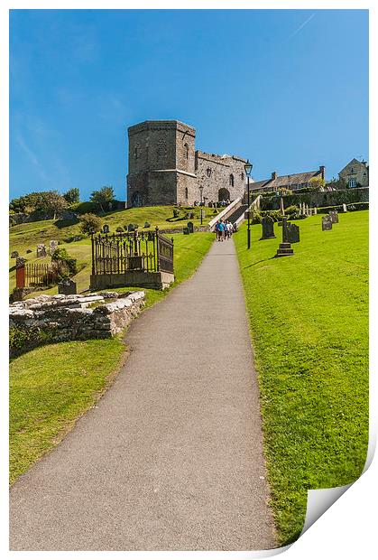 Tower Gatehouse and Bell Tower Print by Steve Purnell