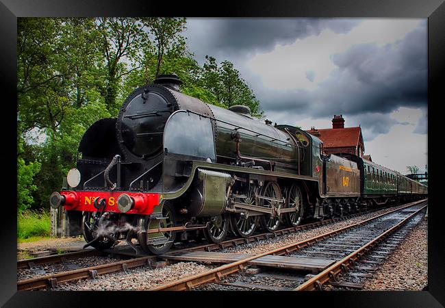 Bluebell Railway Maunsell S15 No847 Framed Print by Phil Clements