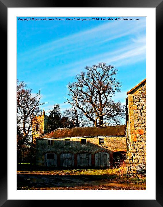 Derelict Stables Framed Mounted Print by Jason Williams