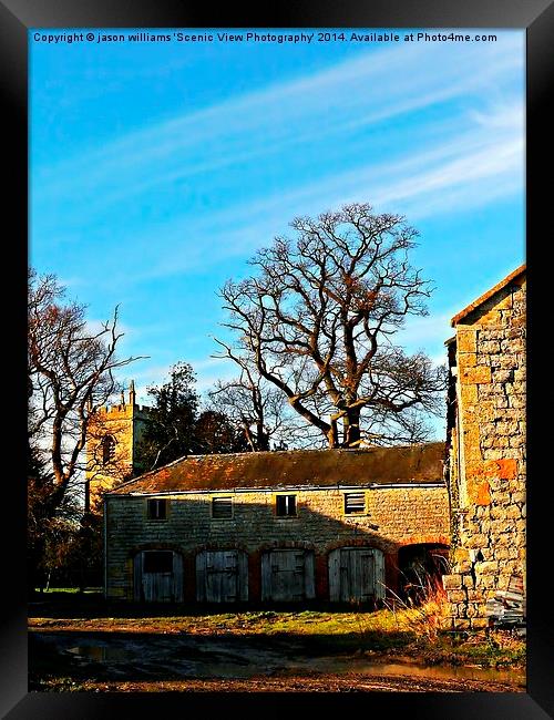 Derelict Stables Framed Print by Jason Williams