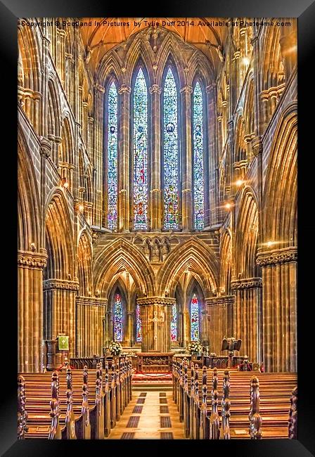 Glasgow Cathedral Scotland Framed Print by Tylie Duff Photo Art