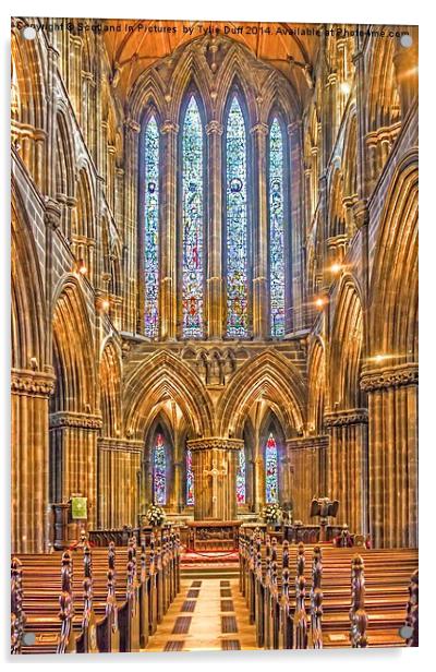 Glasgow Cathedral Scotland Acrylic by Tylie Duff Photo Art