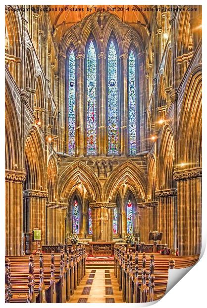 Glasgow Cathedral Scotland Print by Tylie Duff Photo Art
